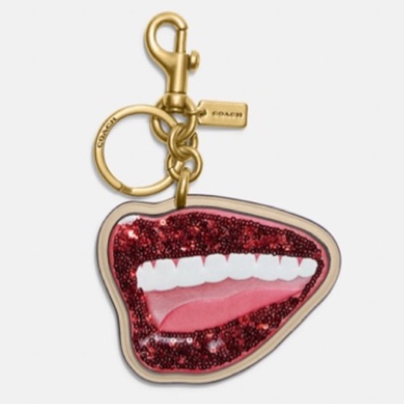 Coach X Tom Wesselmann Lips Bag Charm - Picture 1 of 5